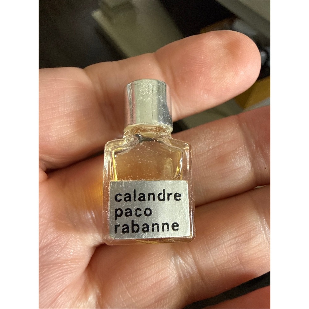Paco Rabanne Calandre Vintage Miniature Perfume Splash Bottle Parfum‎ France